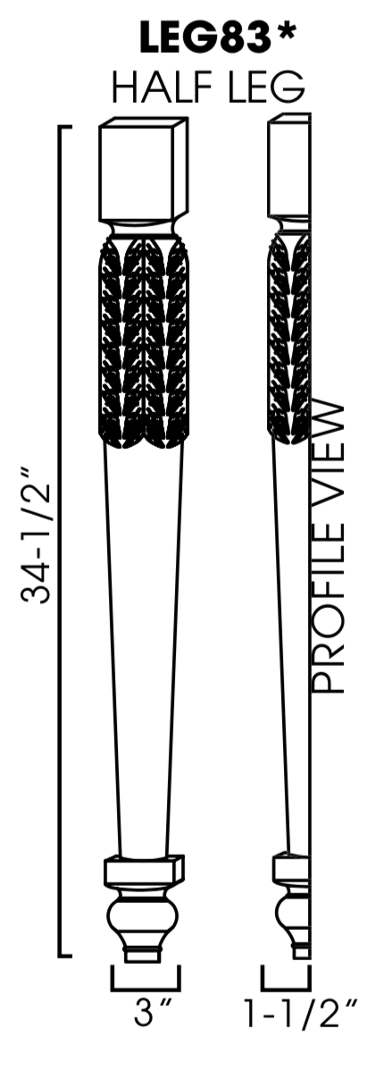Uptown White Decorative Half Leg
