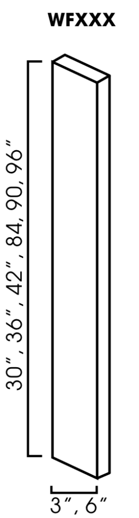 Signature Pearl Wall Filler 3"W 30"H 3/4"D