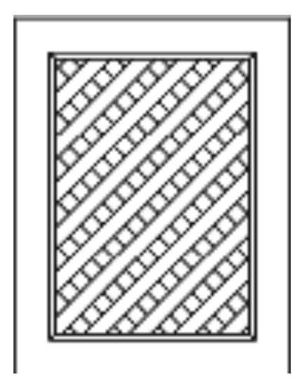 Signature Pearl Lattice Doors with Double Headers and 2 Butt Doors 30"W, Cabinet Sold Separately