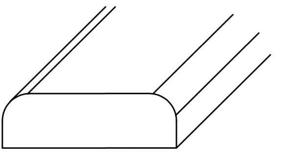Blaze Black Shaker Batten Molding